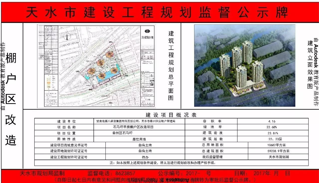 天水市秦州区石马坪平房棚户区改造项目算是众多棚户区改造中更为饱受