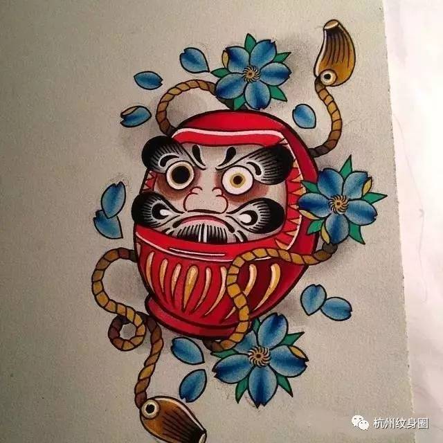 tattoo | 纹身素材:达摩