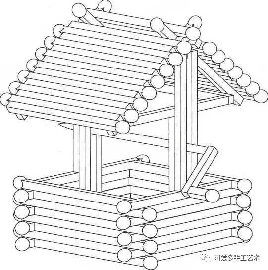 小房子的教程多种颜色的火柴棒堆出来的城堡是不是很好玩?