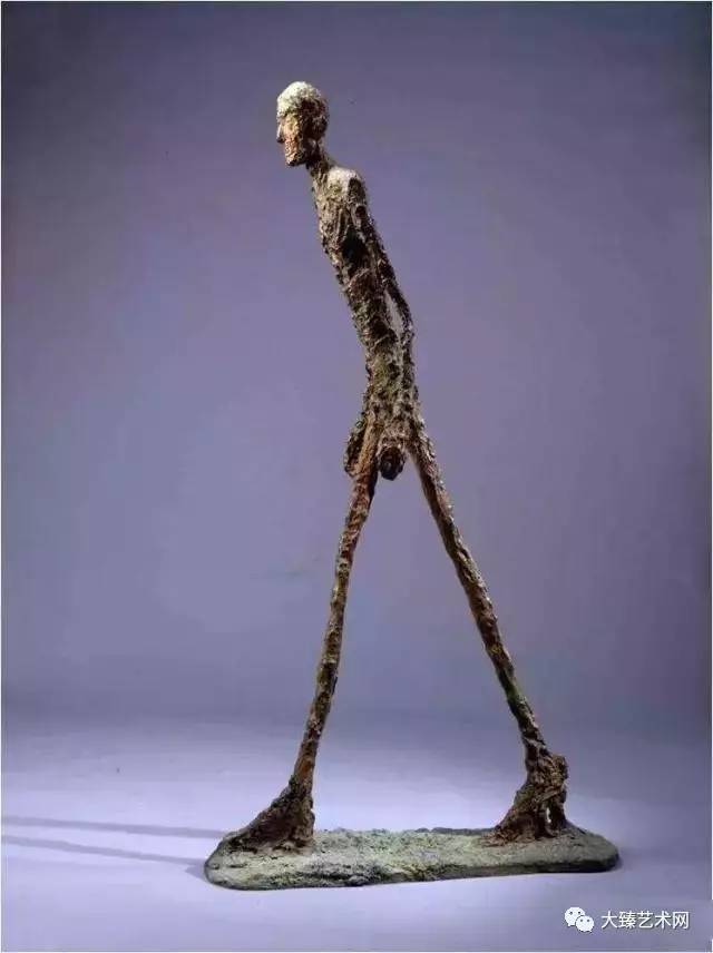 青铜雕塑 《行走的人》 贾科梅蒂