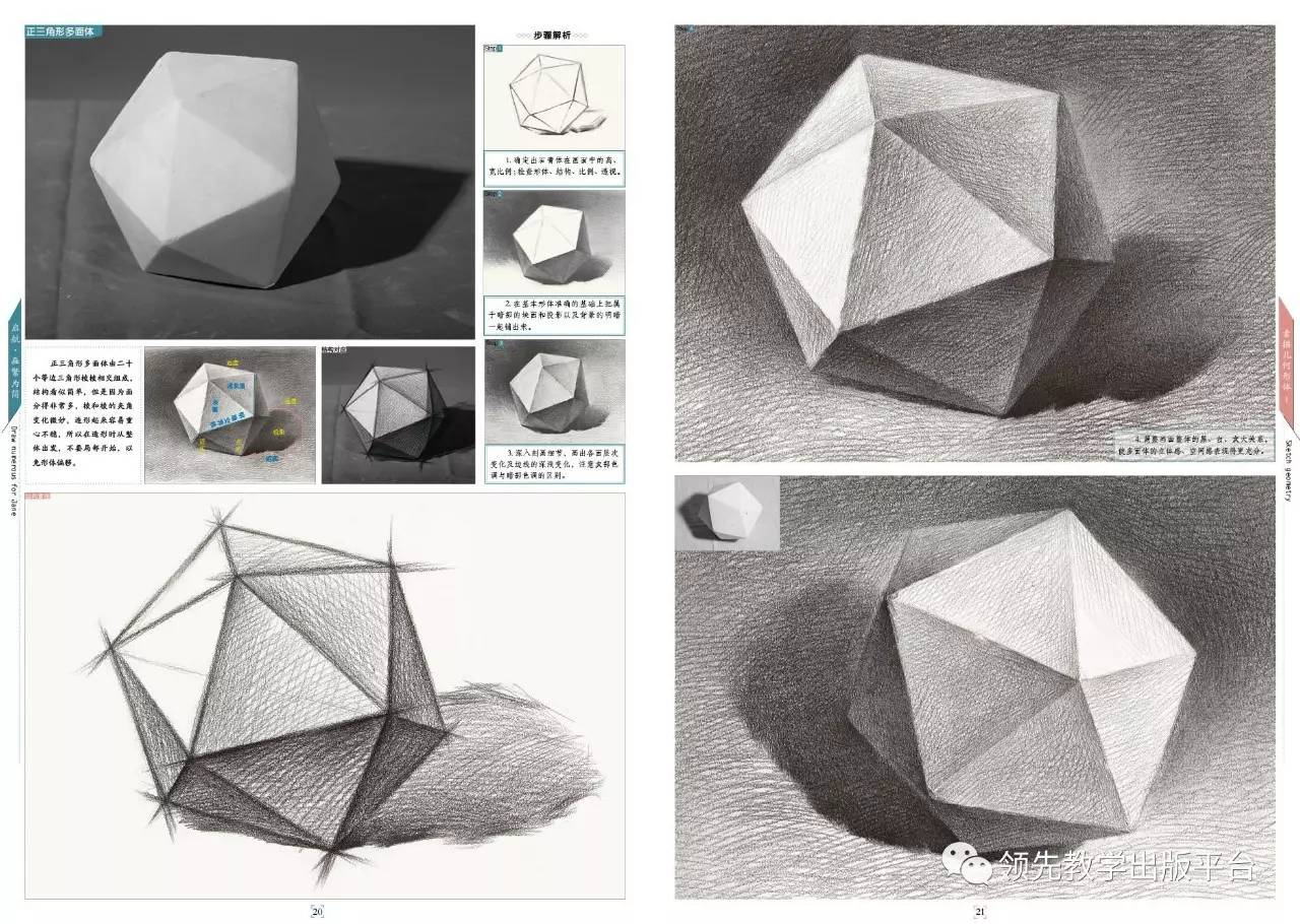 注重基础练习 循序渐进 亮点四 将石膏几何体,结构素描结合 结构认知