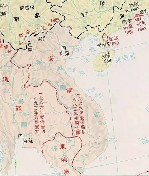 图-越南地图如今的越南,南北长度达到1600公里,海岸线长3260多