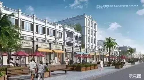 海南特色建筑,对历史悠久的藤桥古镇进行改造,再现藤桥历史古镇繁华