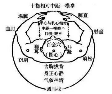 把握重心 把握重心时,可以和尾闾中正相结合.