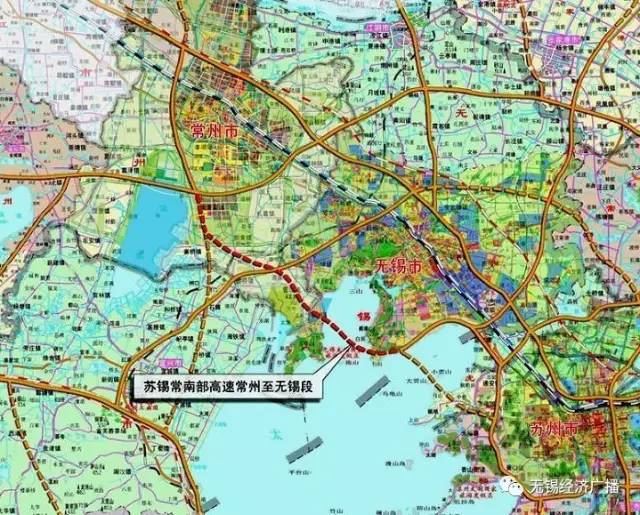 苏锡常南部高速无锡段昨日开工,宜兴人到无锡马山和太湖新城将更便捷图片