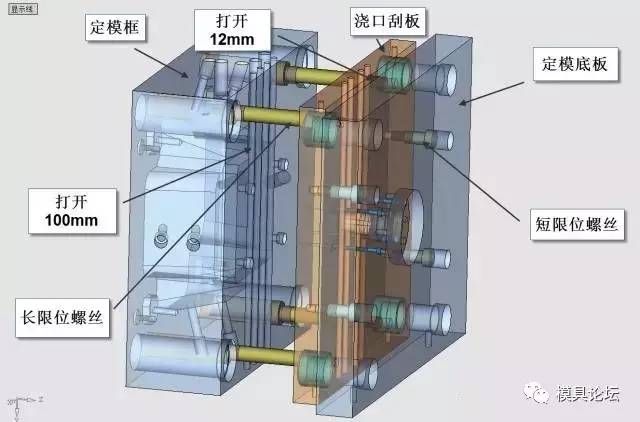 4面滑块动模缩芯呕心沥血的模具力作值得每个模具人学习