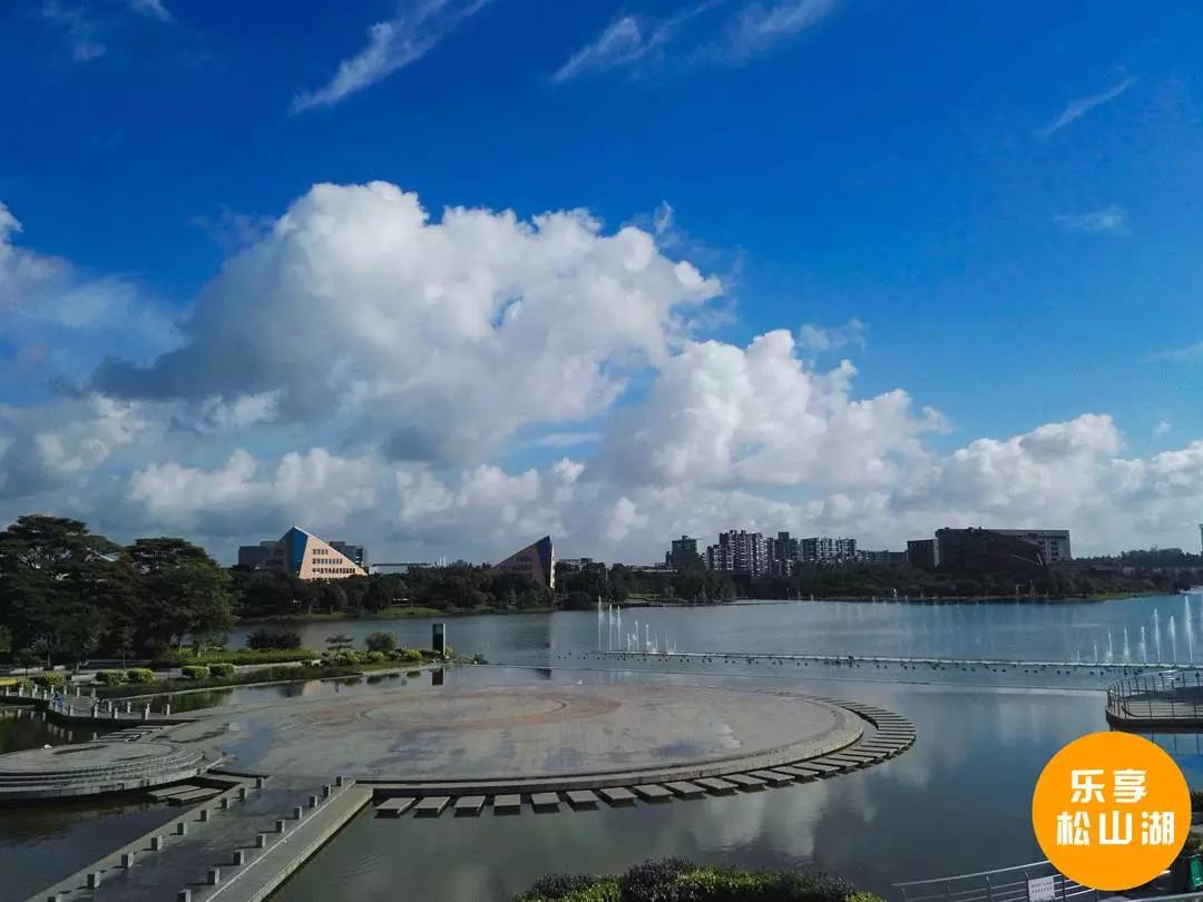 松湖烟雨松山湖中心公园无论是松山湖的产业基地还是商业生活配套都让