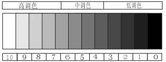 黑与白是不同明暗值的单纯色块的简称,其中包括灰色在内,它们是客观