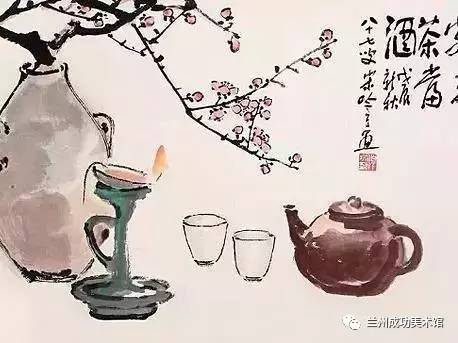 来源:搜狐公众平台 02 茶画,在中国茶文化里有着独特的艺术魅力,为