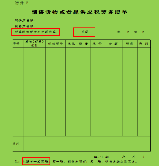 清单》,最早出现于《国家税务总局关于修订 增值税专用发票使用规定>