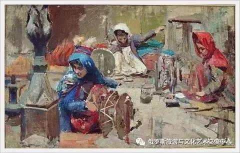 艺术俄罗斯画家别尼科夫油画作品