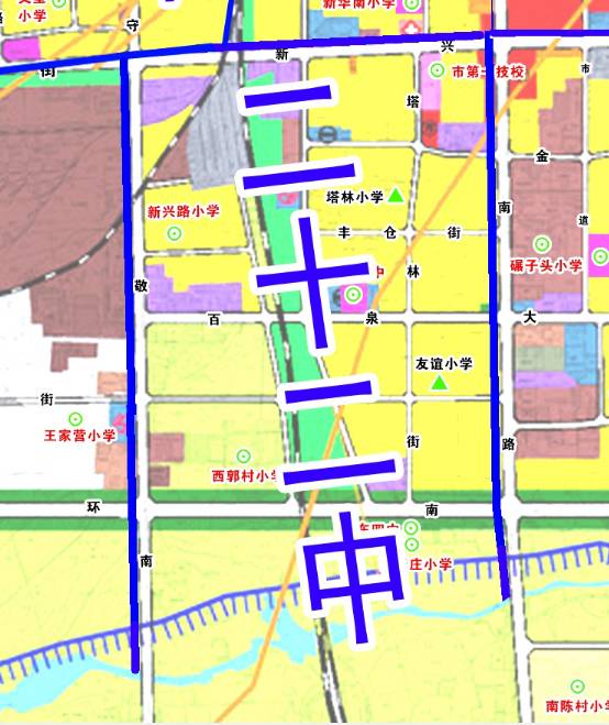 邢台市地图 邢台市桥西区2017年小学招生划片地图,桥东区往年小学招生