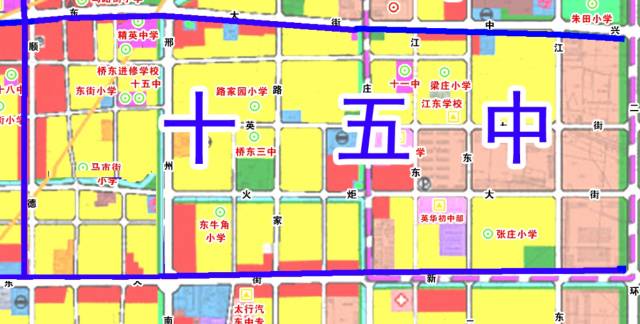 邢台市地图 邢台市桥西区2017年小学招生划片地图,桥东区往年小学招生