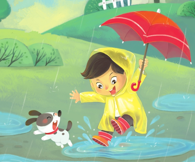下雨天，孩子要踩水，你是禁止ta出门的家长吗?