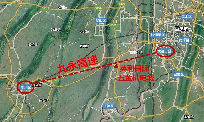 好消息去双福更方便了重庆九永高速公路预计年底通车