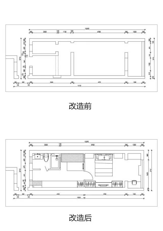 38平长条形单身公寓装修，阳台改的书房超级实用!_搜狐时尚_搜狐网