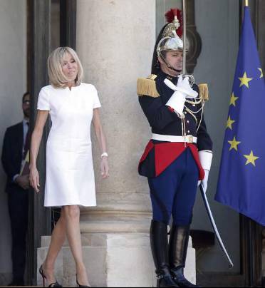 mrs.macron, how to stay elegant at 64?