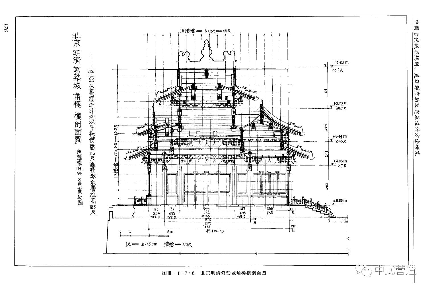 中式营造丨九梁十八柱七十二条脊的-故宫角楼搭建过程