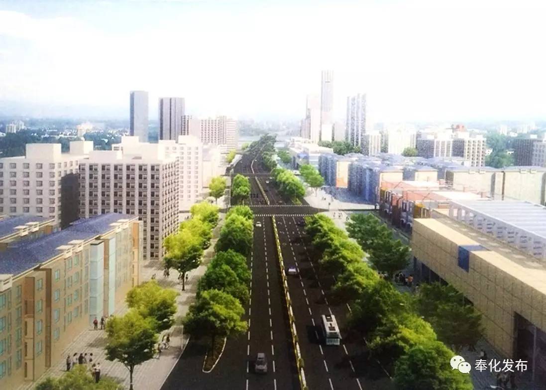 南山路改造工程完成方案设计!快看未来"奉化第一街"