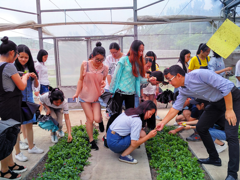 武汉现代农业教育中心老师带领学生走访了