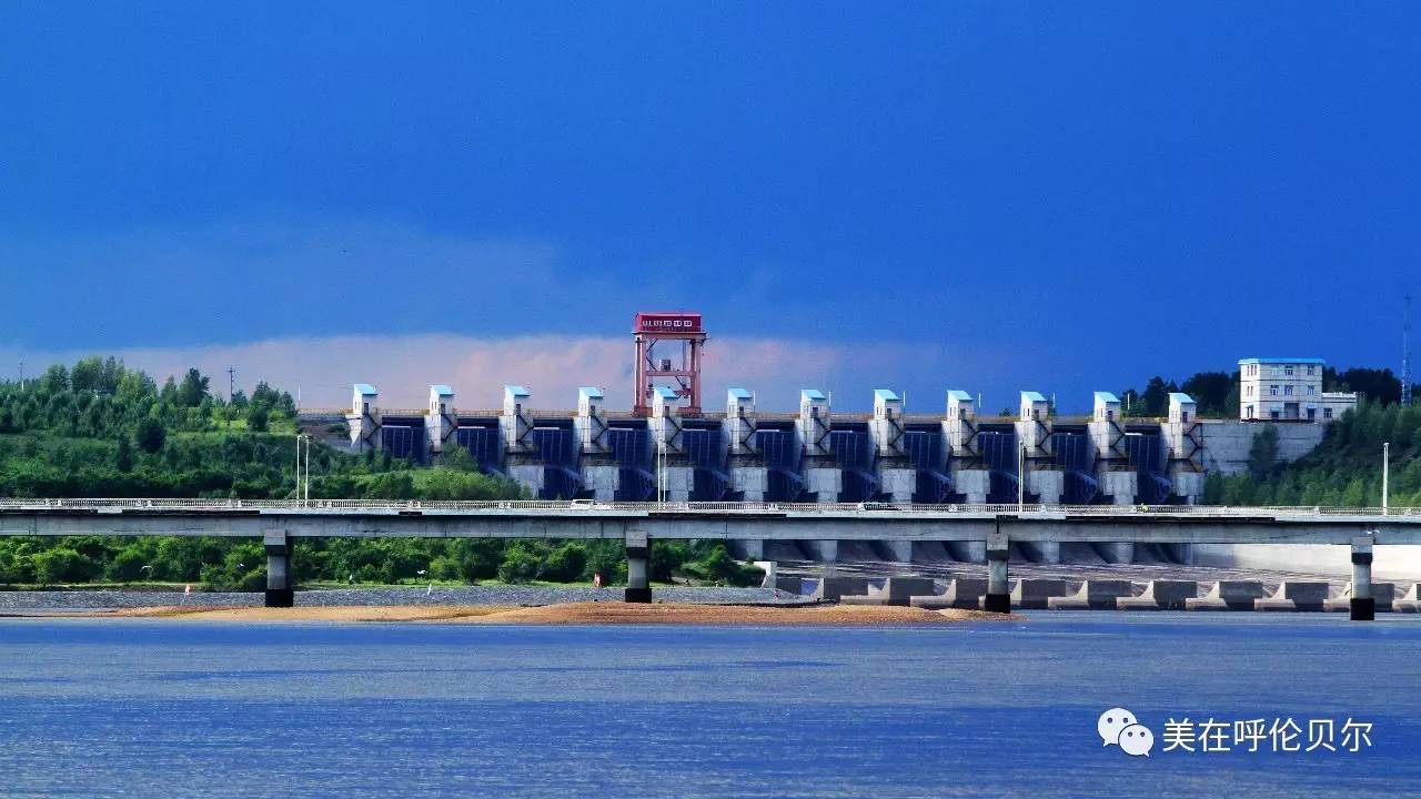 尼尔基水利枢纽风景独秀