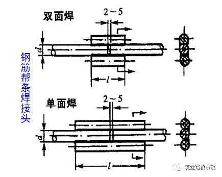 单面搭接焊接头数量怎么填_钢筋单面搭接焊接图片