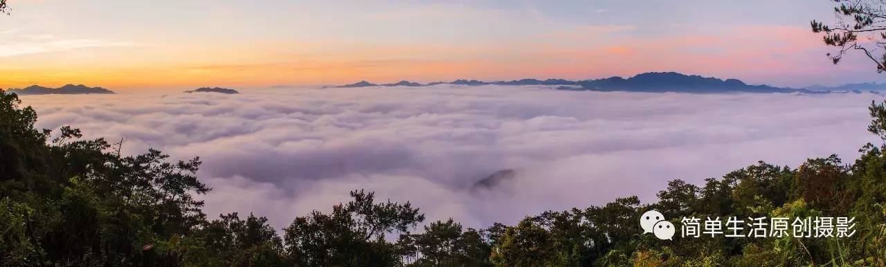 岑溪大山顶观云海