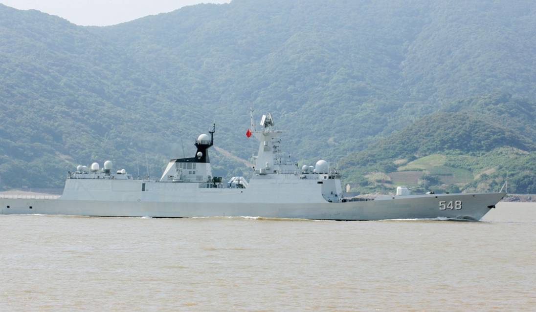颜值比055还高的中国054A型益阳号护卫舰!