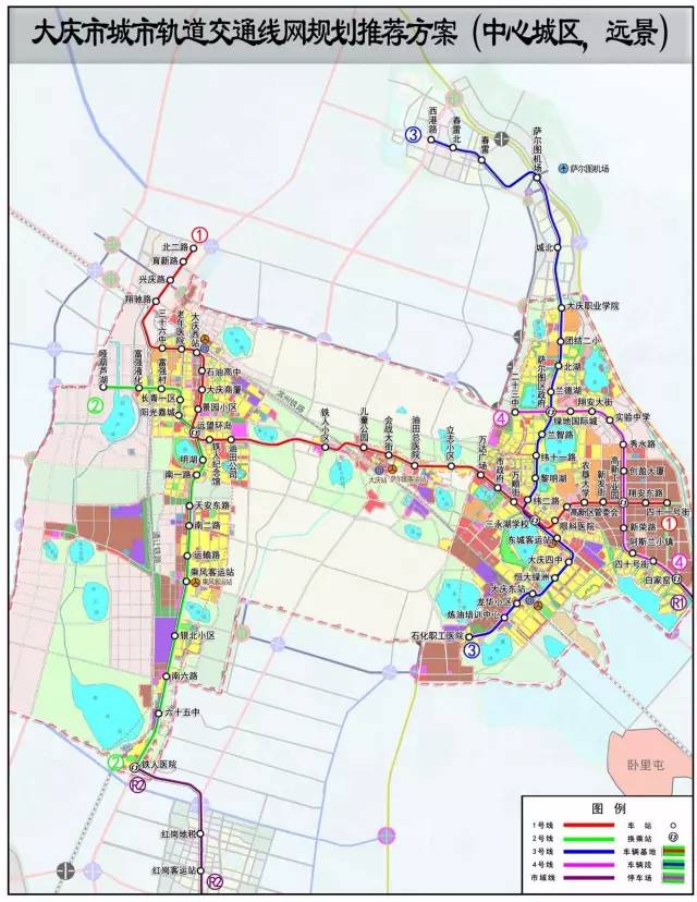 重点研究范围:即中心城区,包括萨尔图区,让胡路区,龙凤区,高新区等