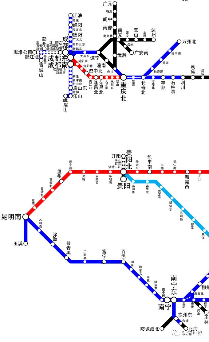 中国高速铁路运营线路图(高清)2017年7月最新版_搜狐其它_搜狐网