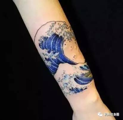 tattoo纹身素材浪花