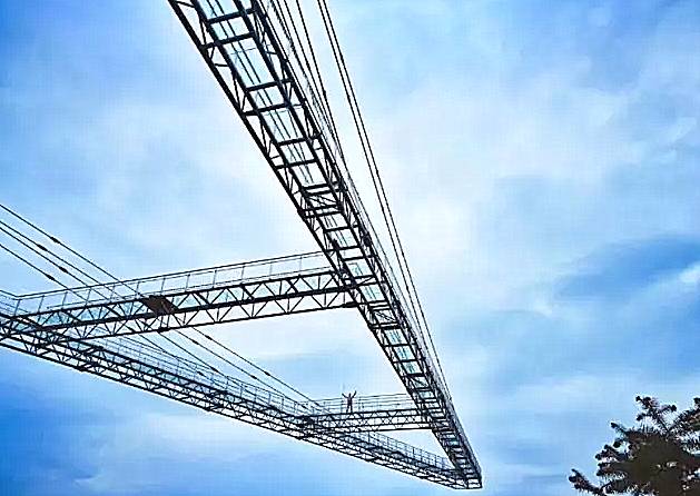 比张家界玻璃桥还恐怖的世界第一天空悬廊来了!!深圳人敢挑战吗？