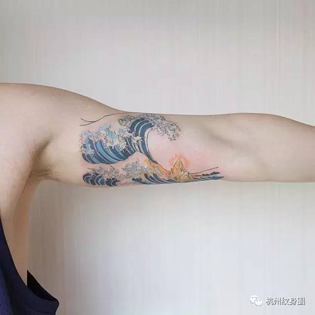 tattoo纹身素材浪花