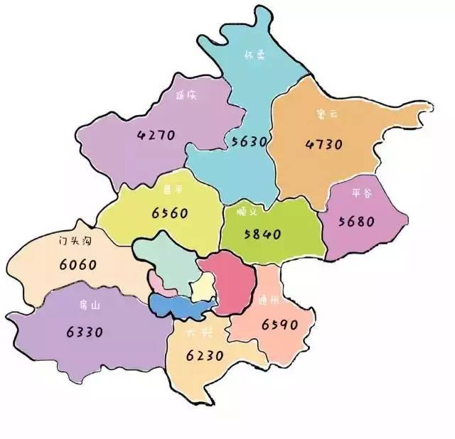 北京市区分布图_北京市中心地图图片