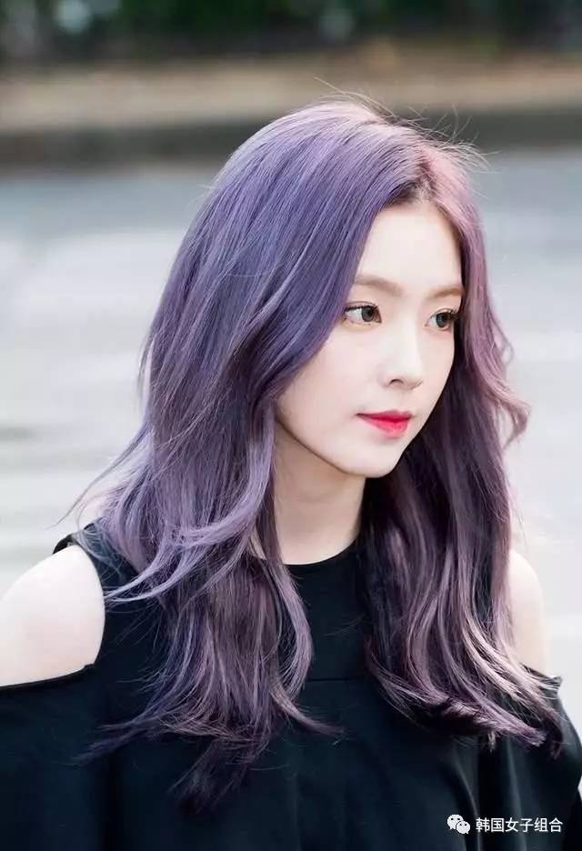 这些女团成员轻松驾驭紫色发系 夏天你敢染紫色头发吗?
