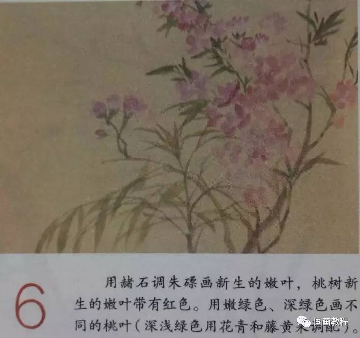 怎样画桃花