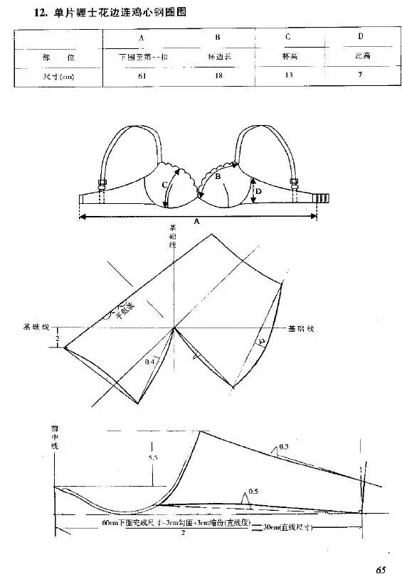 内衣打版纸样_西装外套打版纸样图片