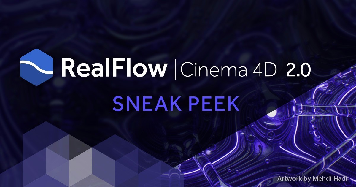 realflowcinema4d20即将来袭各种新功能惨遭泄露