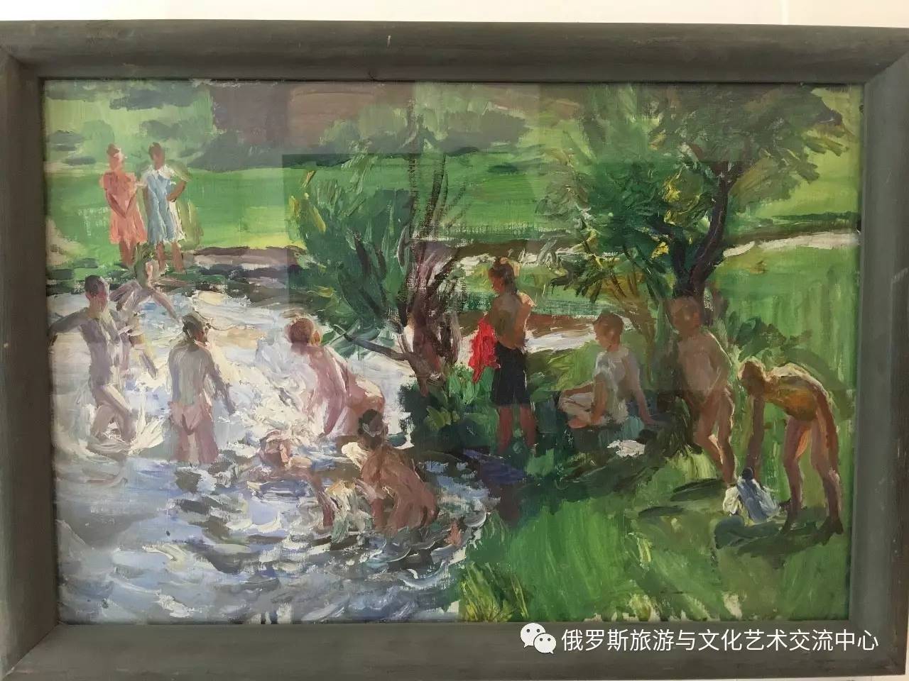 艺术俄罗斯画家普拉斯托夫的油画作品展作品