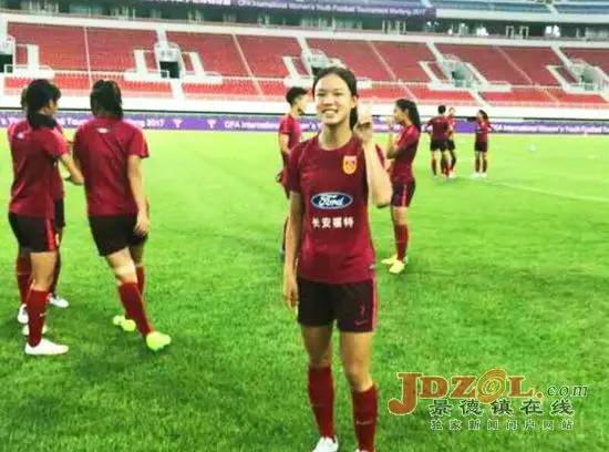 中国u16女足在 国际青年女子足球锦标赛合影 7月16日晚, 2017年中国