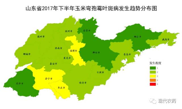 山东省下半年主要农作物病虫害发生趋势预报