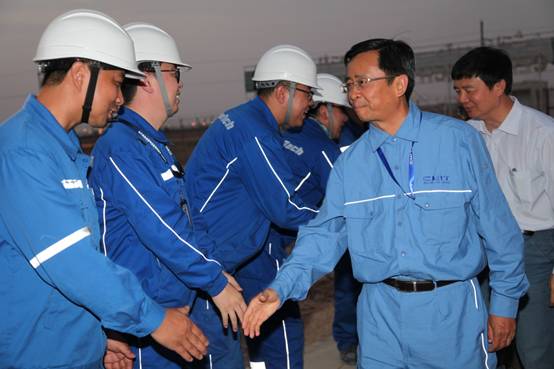 总公司党组成员、副总经理陈壁一行莅临海油发
