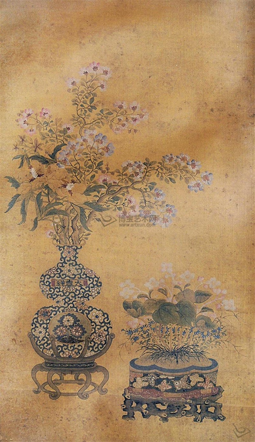 【绘画】孔子瑜孔小瑜花卉博古画