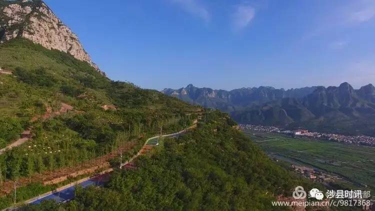 韩王山巍峨耸立△太行红河谷雄浑壮丽△景区景点珍珠成串△清漳河畔