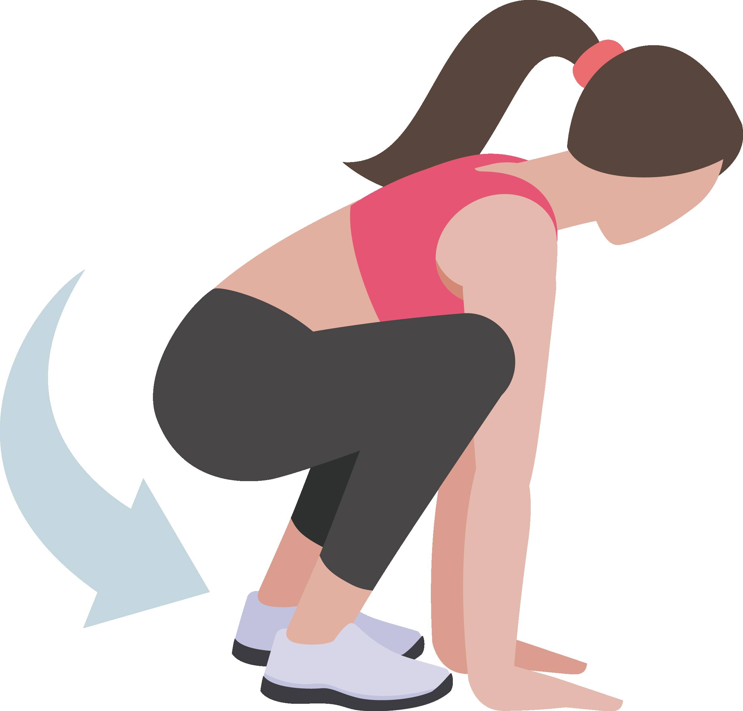 下蹲运动,主要靠两条腿的屈伸,来支撑躯干以上身体的重量.