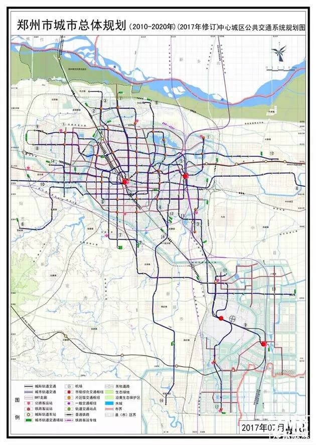 人口超千万,规划15条地铁!郑州最新10年城市规划出炉!