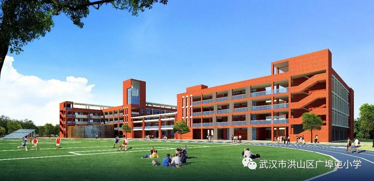 投票啦为洪山区广埠屯小学创建全国文明校园助威