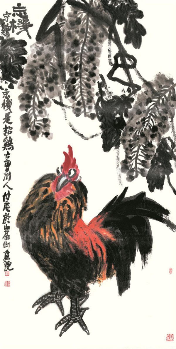当代著名画家田博庵的花鸟艺术
