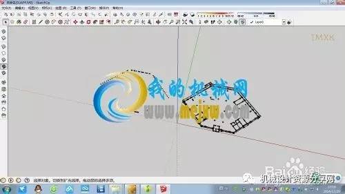 cad导入sketchup建模基本详细步骤