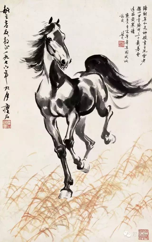 可与徐悲鸿媲美的画马大师-尹瘦石